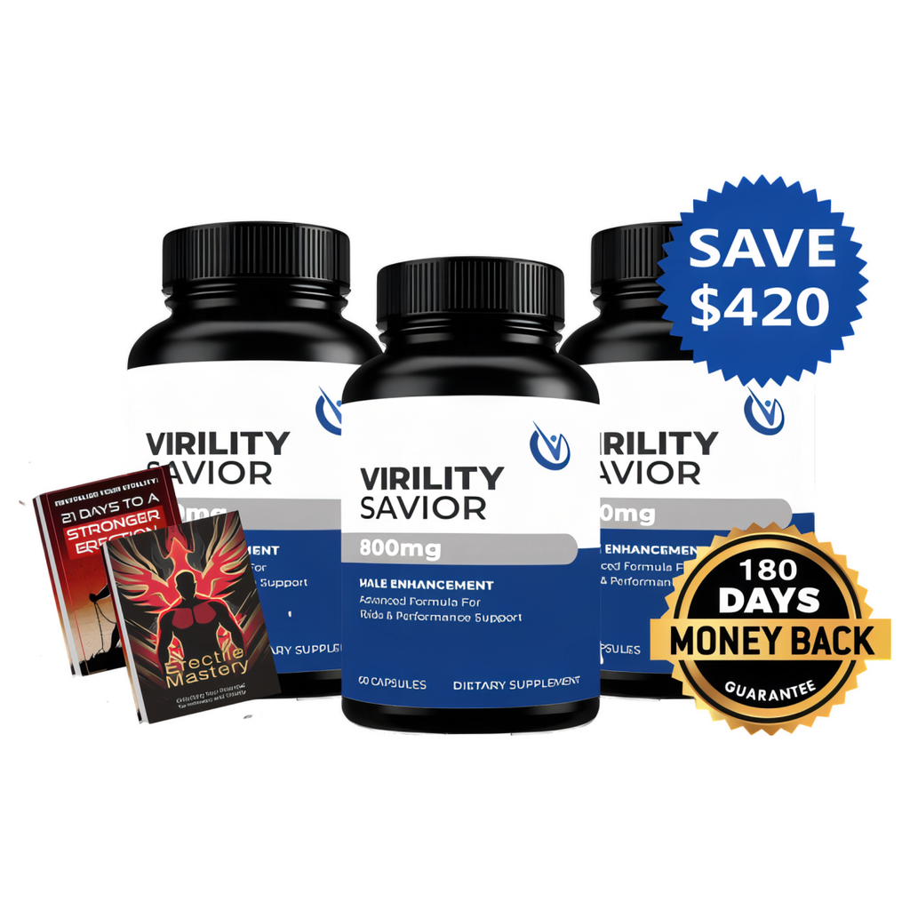 Virility Savior 90 Day Set (3 Bottles)